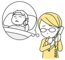 A working! girl! sticker #245070