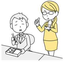 A working! girl! sticker #245072