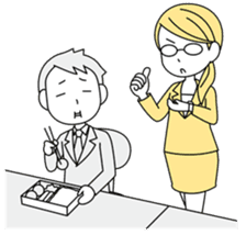 A working! girl! sticker #245072