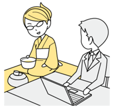 A working! girl! sticker #245093