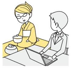 A working! girl! sticker #245093