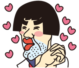 OYAJI GIRL sticker #246337