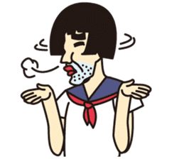 OYAJI GIRL sticker #246363