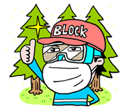 Enjoy golf -men golfer version- sticker #246597