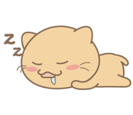 Daily life of stray cats Foo sticker #247041