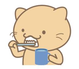 Daily life of stray cats Foo sticker #247061