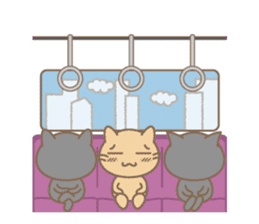 Daily life of stray cats Foo sticker #247072