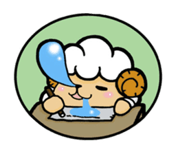 Mey&tamaji Friend stamp sticker #247843