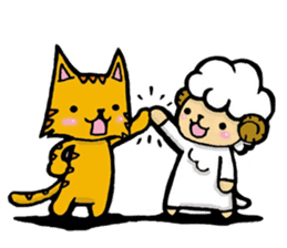 Mey&tamaji Friend stamp sticker #247860