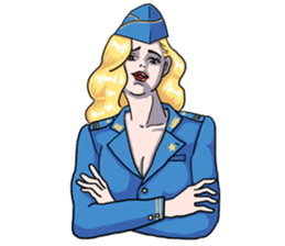 Funny Fuzzy Heroine sticker #248678