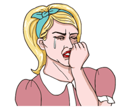 Funny Fuzzy Heroine sticker #248679