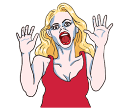 Funny Fuzzy Heroine sticker #248683