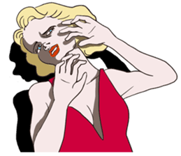 Funny Fuzzy Heroine sticker #248695