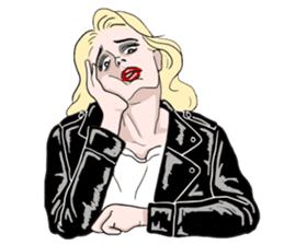 Funny Fuzzy Heroine sticker #248701