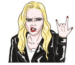 Funny Fuzzy Heroine sticker #248702