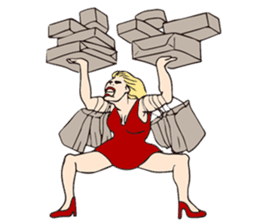 Funny Fuzzy Heroine sticker #248708