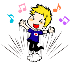 Football team cheer stamp sticker #248721