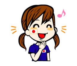 Football team cheer stamp sticker #248723