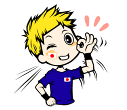 Football team cheer stamp sticker #248725