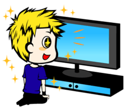 Football team cheer stamp sticker #248730