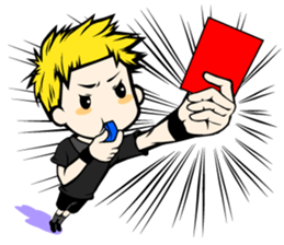 Football team cheer stamp sticker #248737