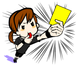 Football team cheer stamp sticker #248738