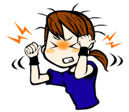 Football team cheer stamp sticker #248739