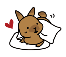 Rabbit's daily Stamp sticker #248993