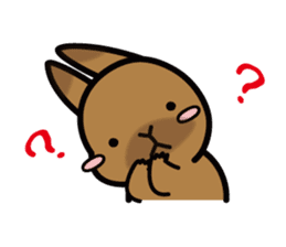 Rabbit's daily Stamp sticker #248994