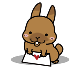 Rabbit's daily Stamp sticker #248999