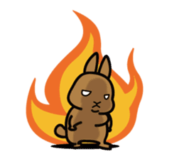 Rabbit's daily Stamp sticker #249000