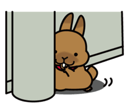 Rabbit's daily Stamp sticker #249002