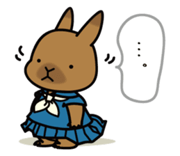 Rabbit's daily Stamp sticker #249003
