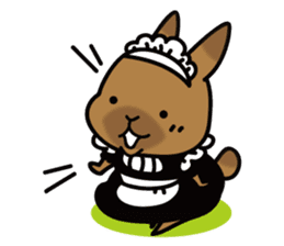 Rabbit's daily Stamp sticker #249005