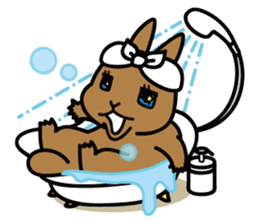 Rabbit's daily Stamp sticker #249007