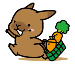 Rabbit's daily Stamp sticker #249009