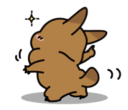 Rabbit's daily Stamp sticker #249010