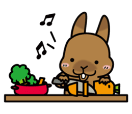Rabbit's daily Stamp sticker #249017
