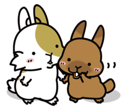 Rabbit's daily Stamp sticker #249019