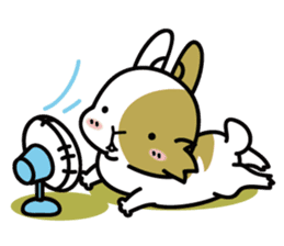 Rabbit's daily Stamp sticker #249022