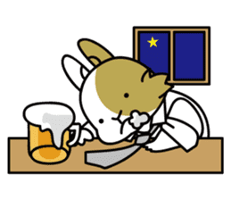 Rabbit's daily Stamp sticker #249023