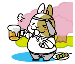Rabbit's daily Stamp sticker #249027