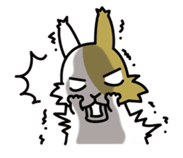 Rabbit's daily Stamp sticker #249029