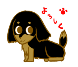 Cute dog stickers sticker #249495