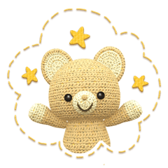 Kumakichi and colorful friends