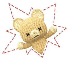 Kumakichi and colorful friends sticker #250156