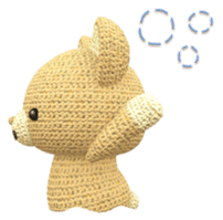 Kumakichi and colorful friends sticker #250158