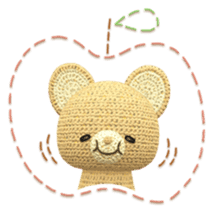 Kumakichi and colorful friends sticker #250161