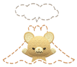 Kumakichi and colorful friends sticker #250164