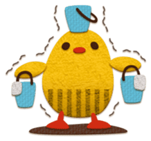 Kumakichi and colorful friends sticker #250178